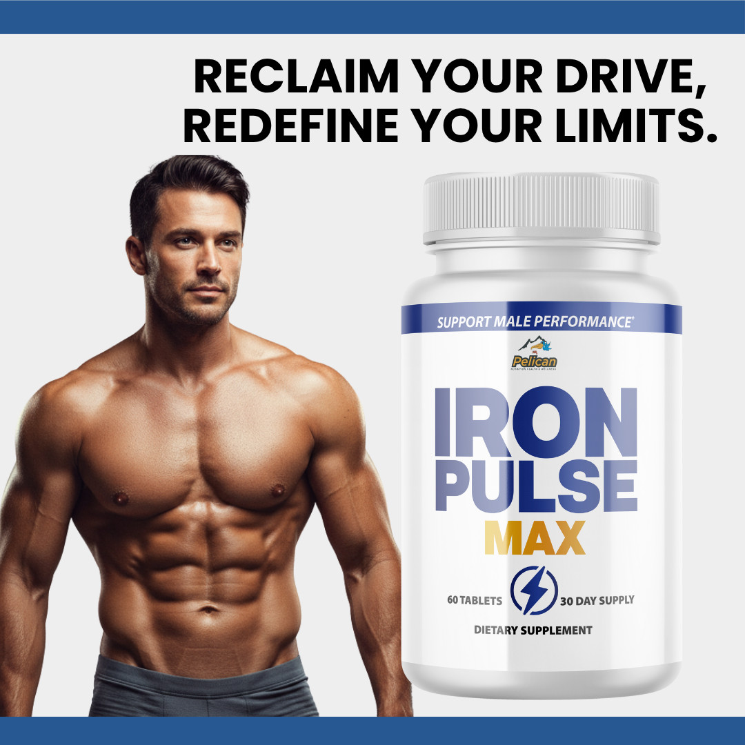 Iron Pulse Max- Men’s Health & Bodybuilding- 4 Bottles- 240 Tablets