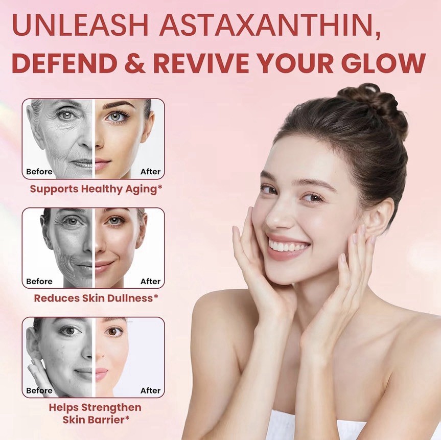 Astaxanthin 12mg 120 Softgels, 4 Month Supply,Triple Strength,Non-GMO,Eye Health