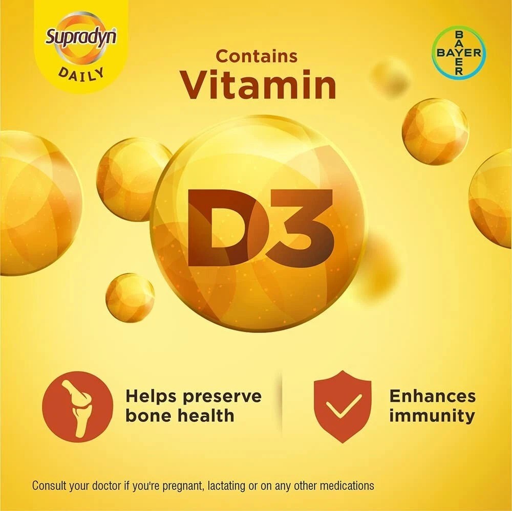 Supradyn Daily Multivitamin 100 Tablets
