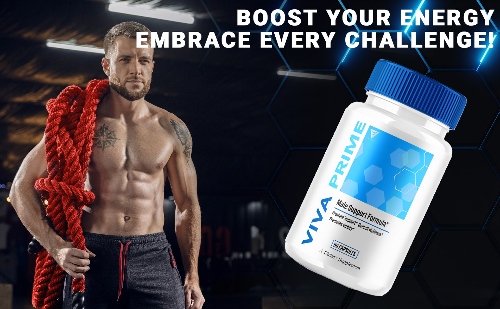 (5 Pack) Viva Prime Performance Capsules, VivaPrime Advanced Pill (300 Capsules)