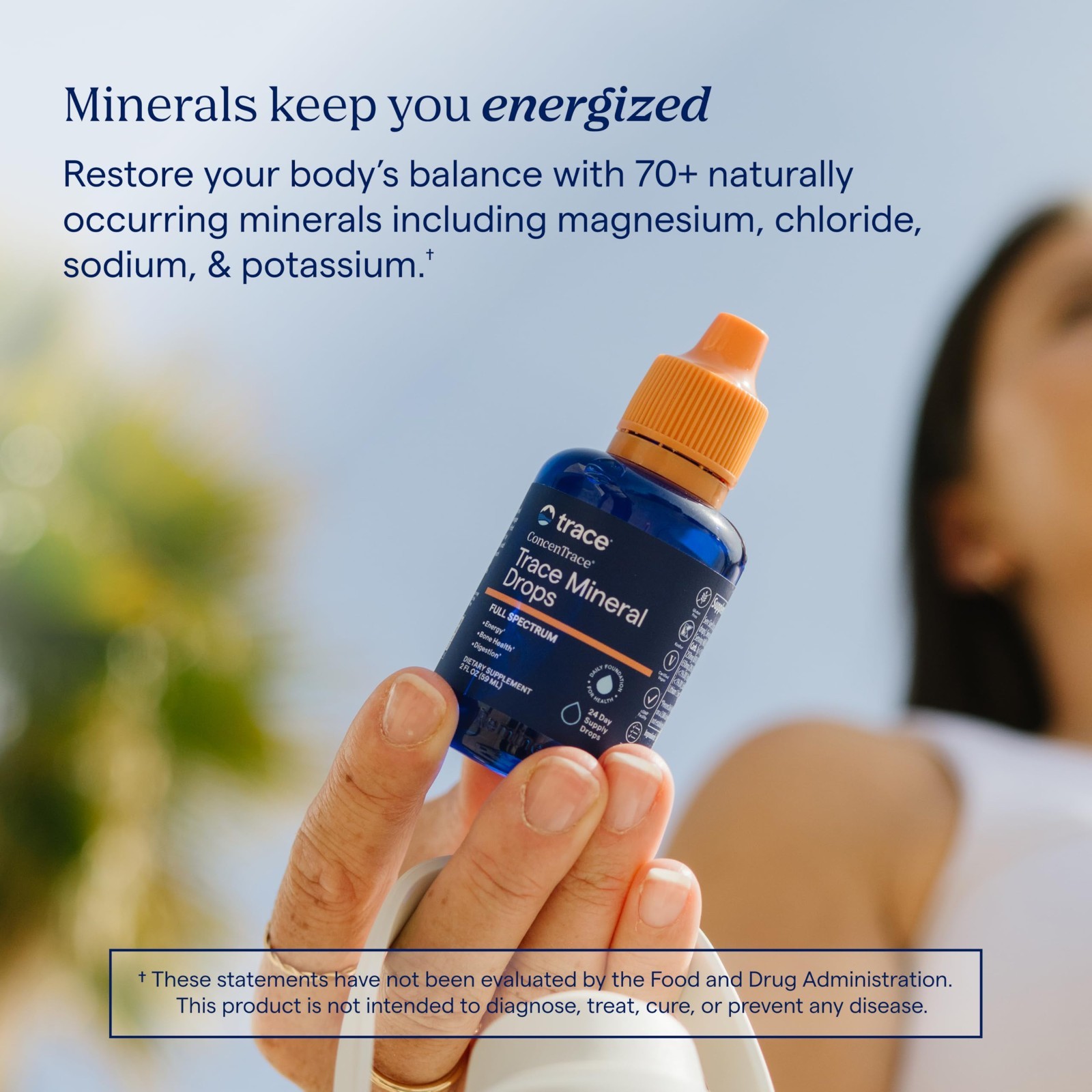 Ionic Mineral Drops – 70+ Trace Minerals, Liquid Electrolyte Concentrate, 2 fl o