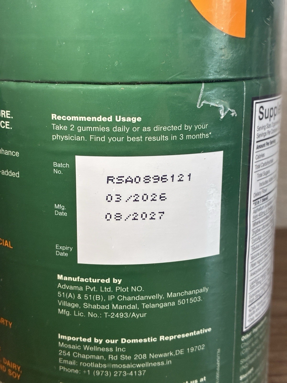 Root Labs 10 In 1 Alpha Gummies 60 Gummies Exp 08/2027 Sealed