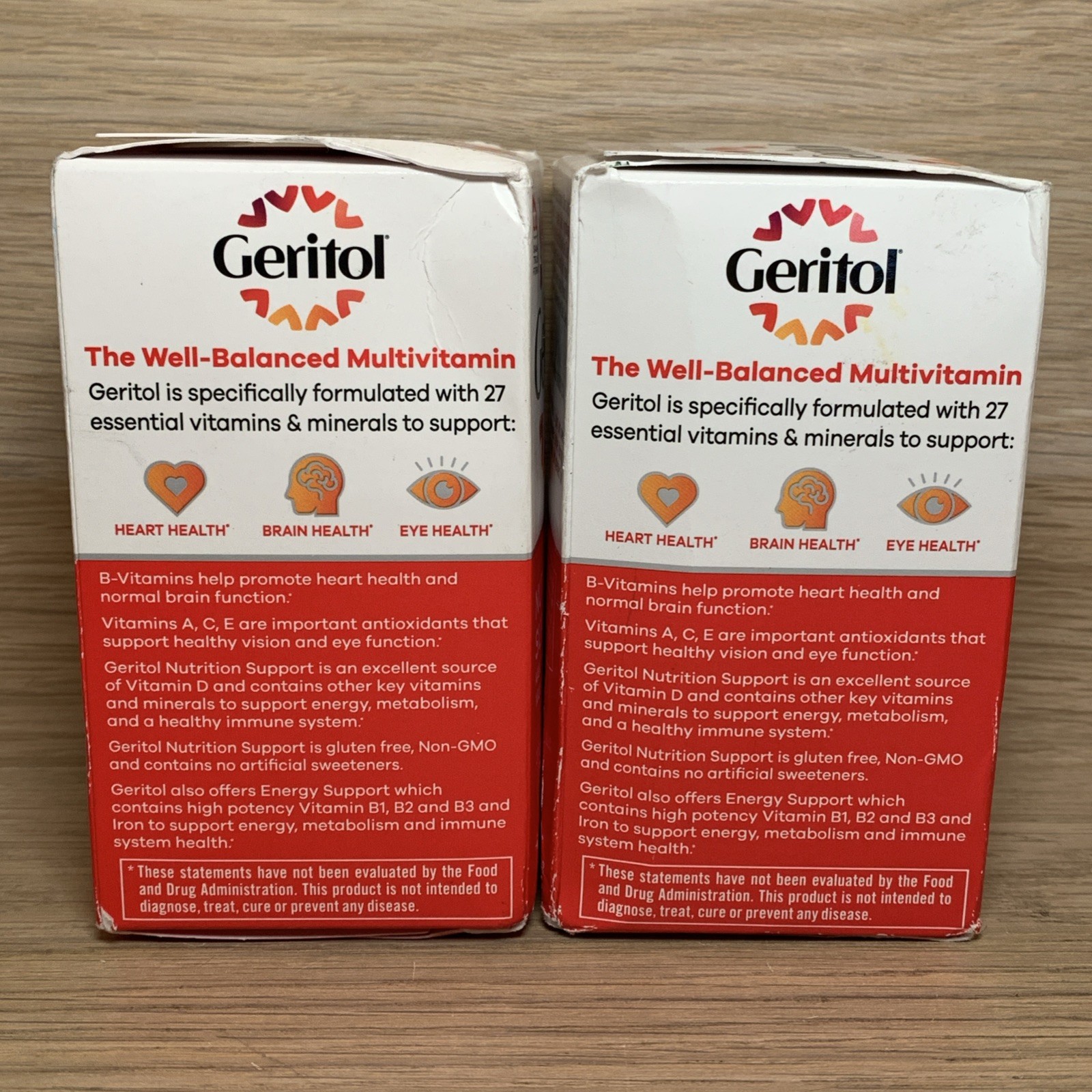 2 Pack – Geritol Vitamins Multivitamin & Mineral Supplement, 100 ct Tabs E: 8/28