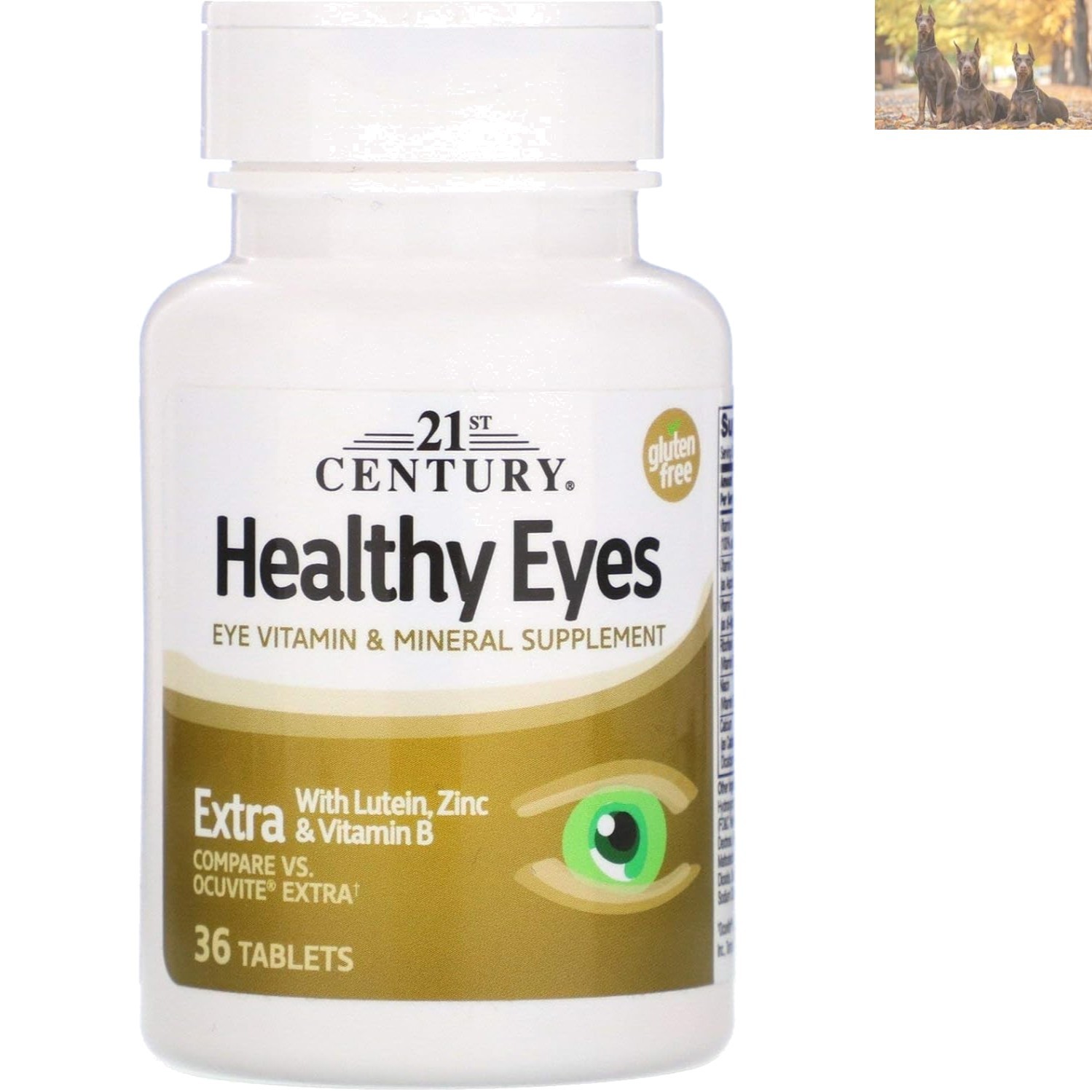 Eye Health Extra Tablets with Lutein & Vitamins | 36 Gluten-Free Tablets