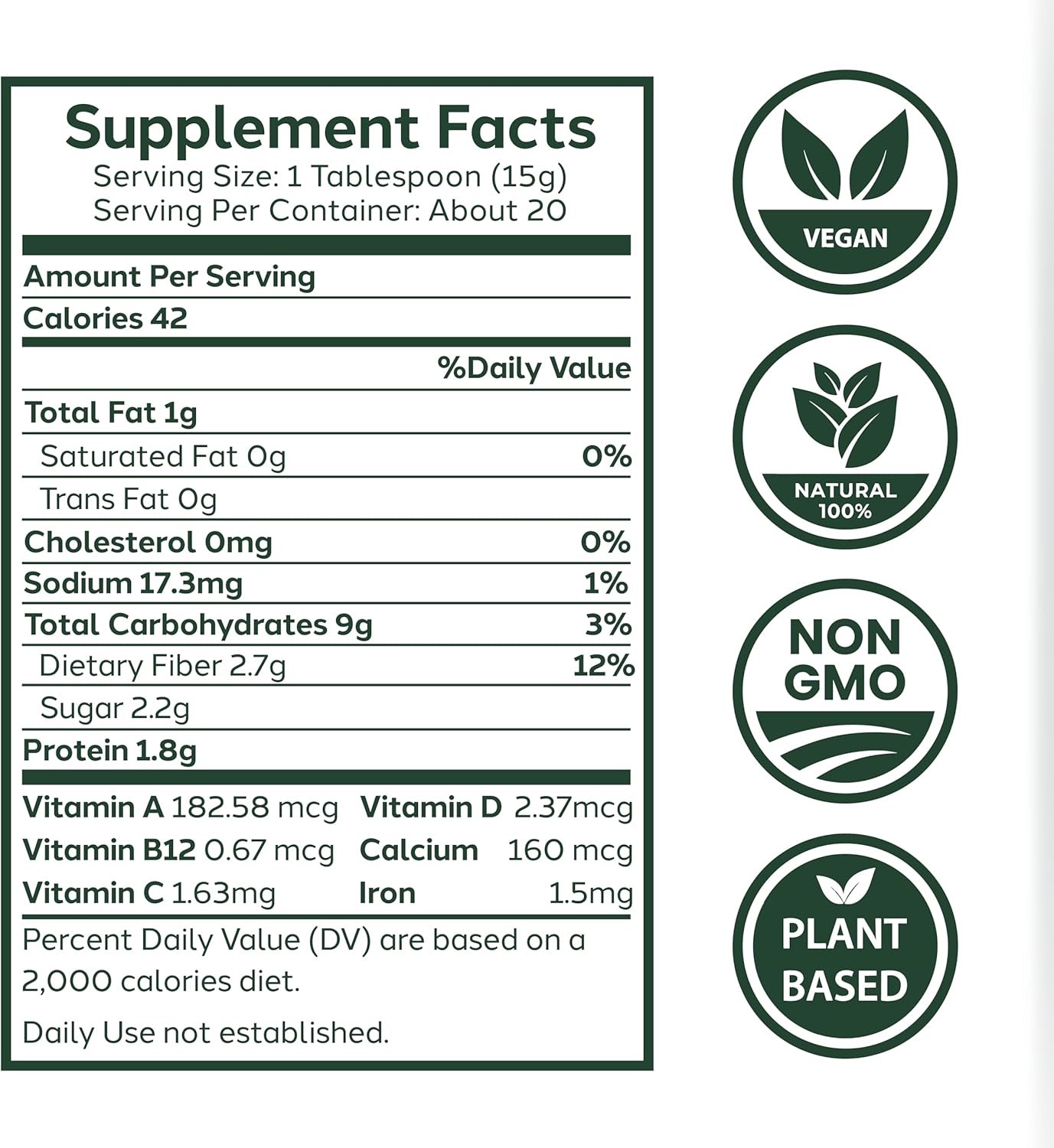 SIMIFIBRA FORTE Powder Based Fiber Supplement – 10.58 oz – 300g – Lot of 3