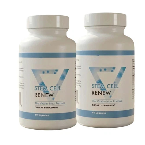 2-Pack Stem Cell Renew Capsules – StemCell Renew Dietary Supplement – 120 Caps