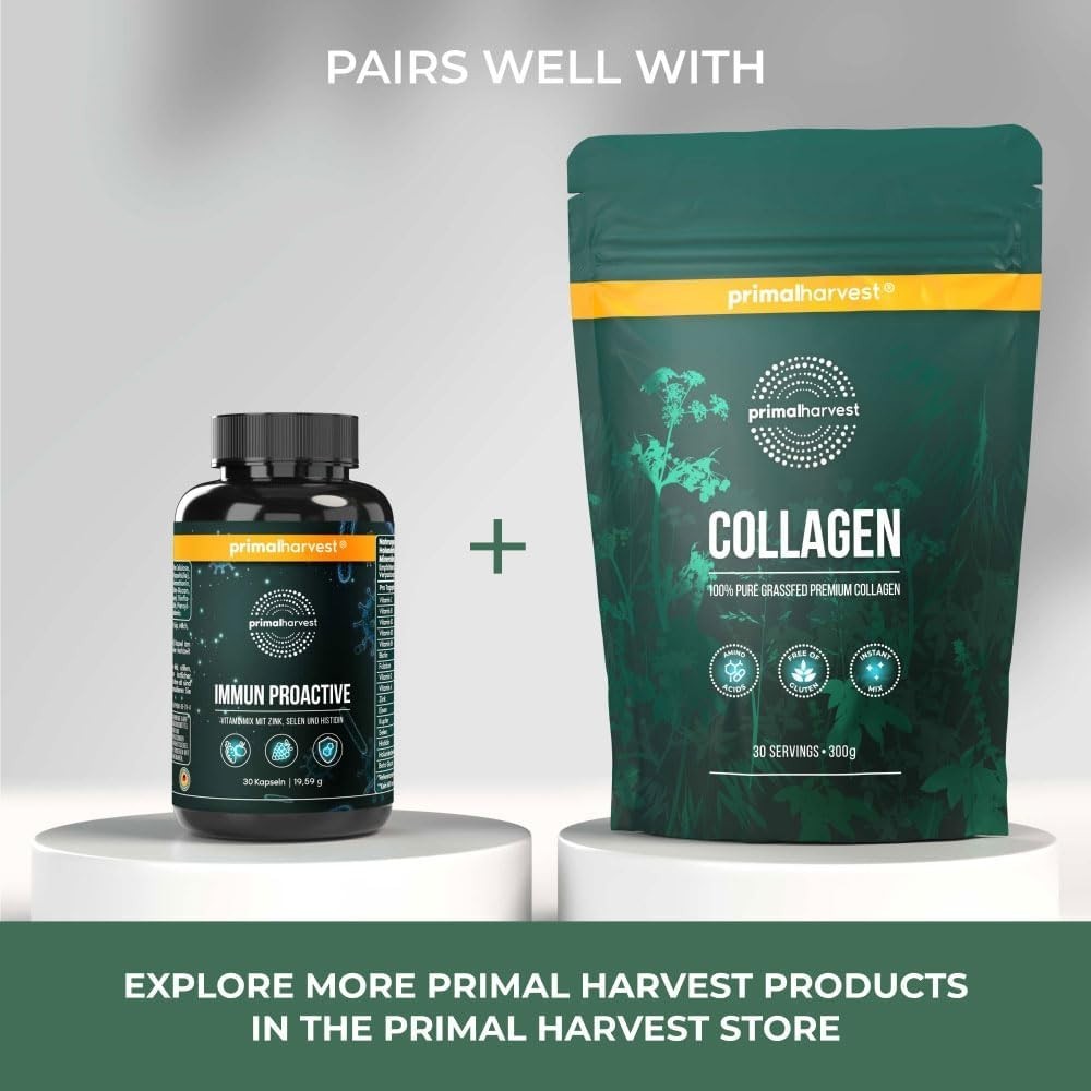 Primal Harvest Primal Immune Defense 10-in-1 Immune Defense Supplement: with 7 B