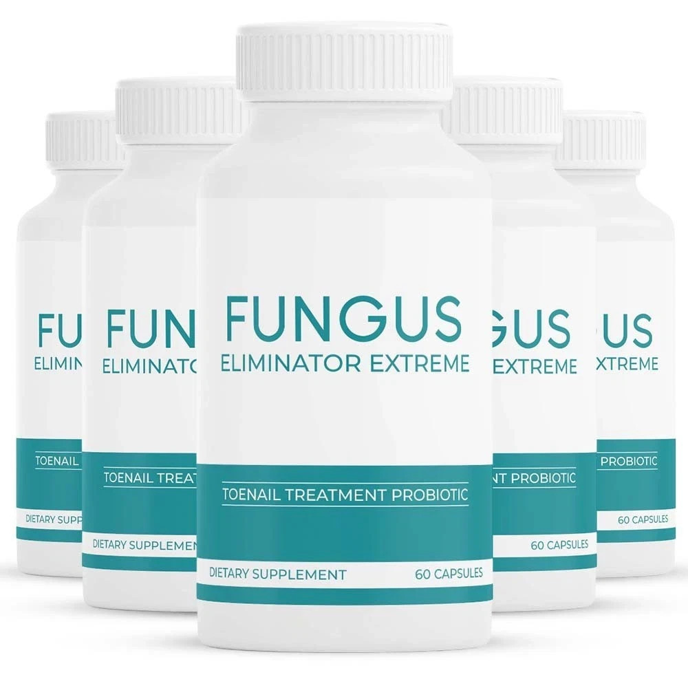 Fungus Eliminator Extreme Probiotic Supplement For Skin & Nail 60 Caps Pack Of 5