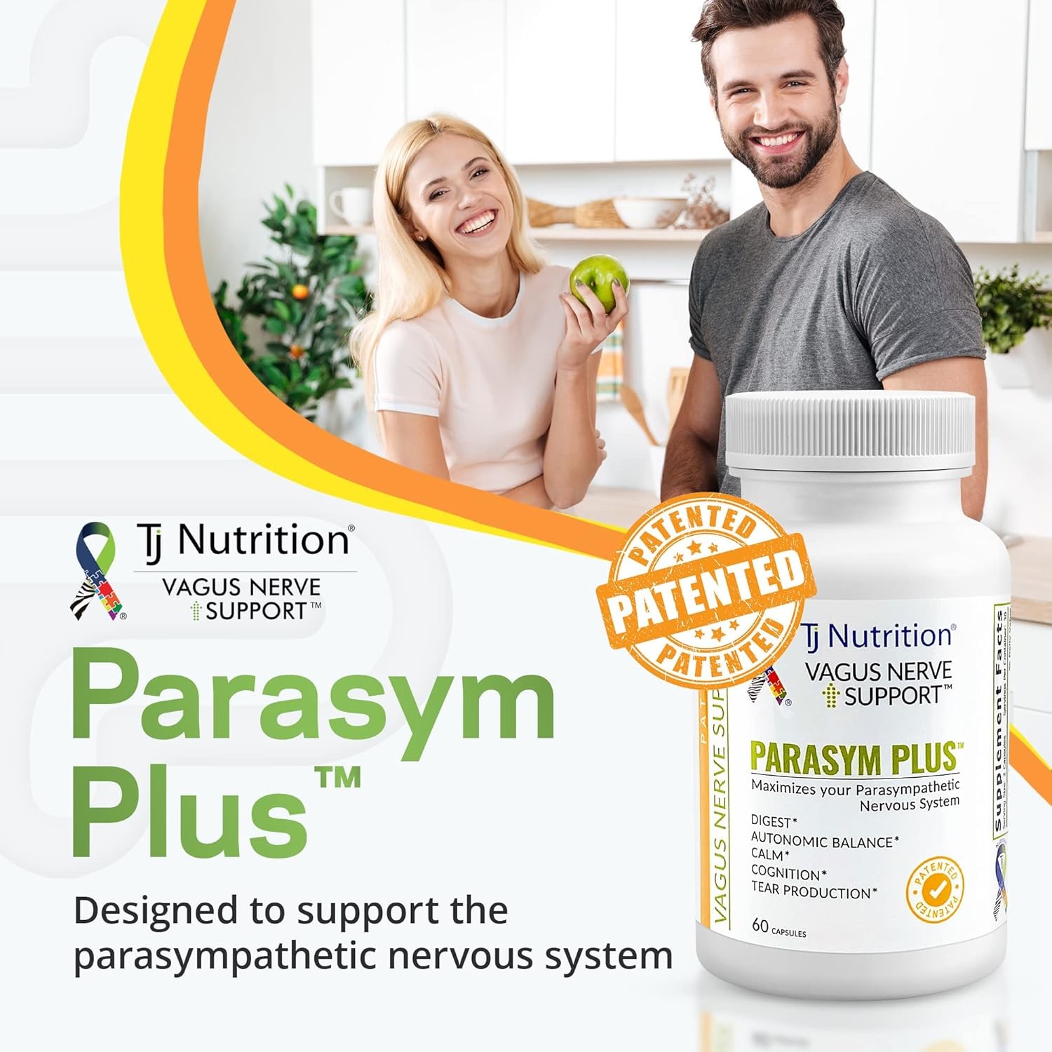 Parasym Plus Vagus Nerve Support, Patented Digestive Nutritional…