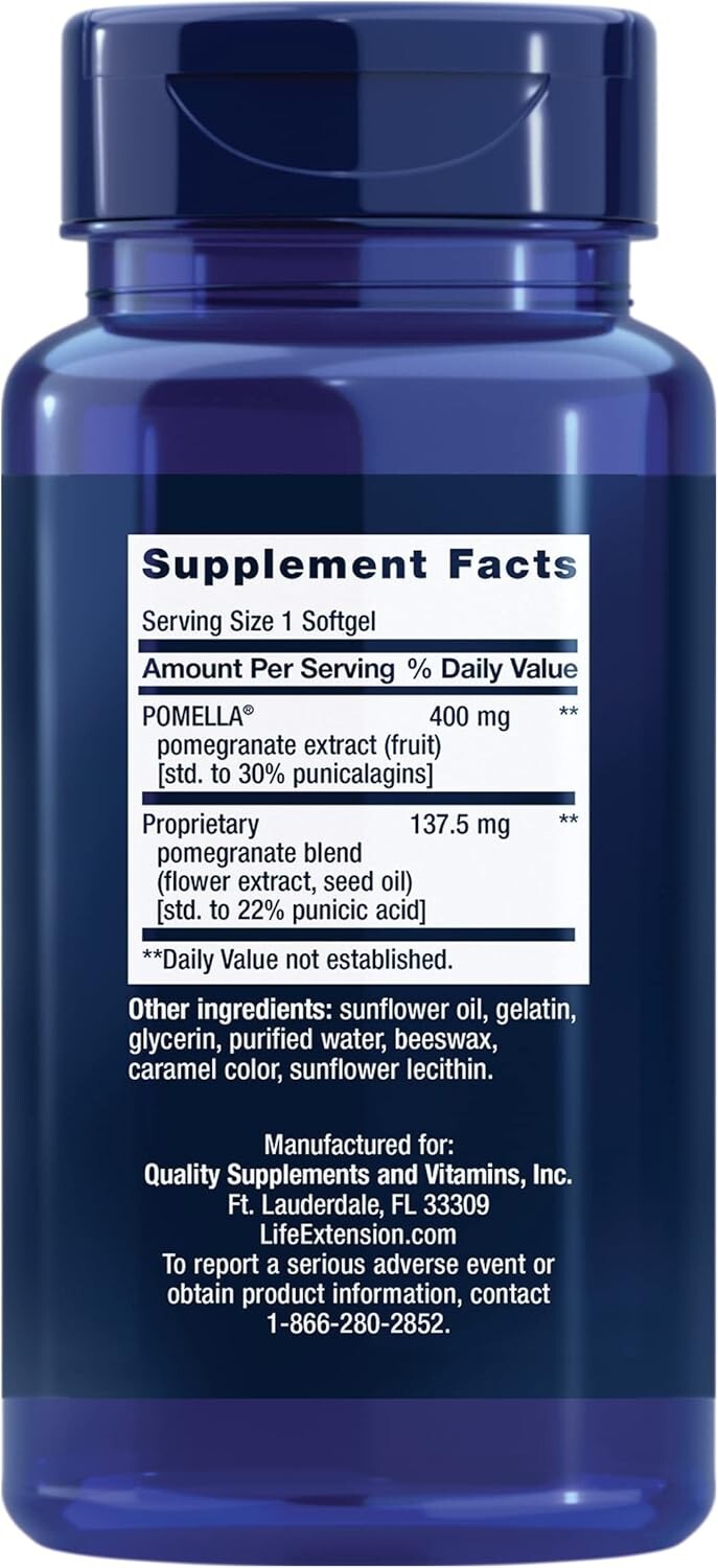 Life Extension Pomegranate Complete 30 sofgels