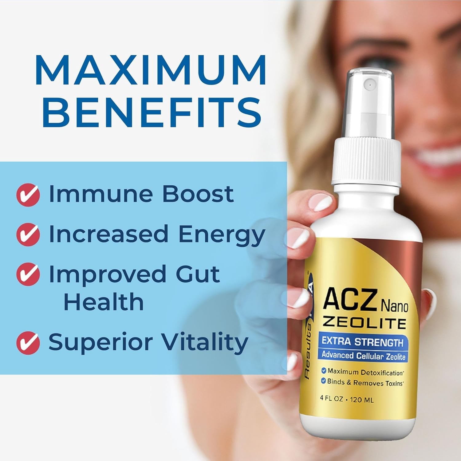 Results RNA ACZ Nano Zeolite Extra Strength Liquid Dietary Supplement – 4 fl oz