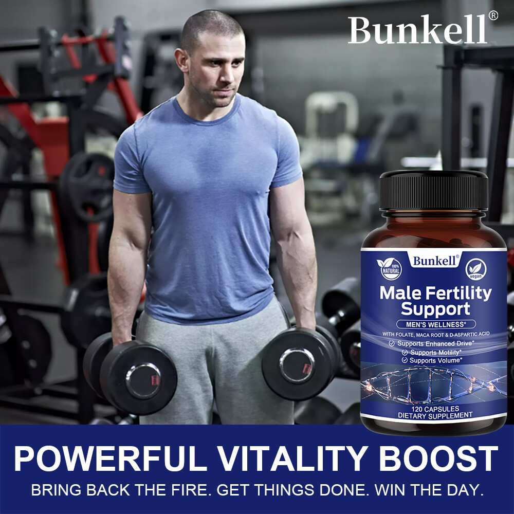 Male Fertility Support With Maca Root & D-Aspartic Acid Supports Enhanced Drive
