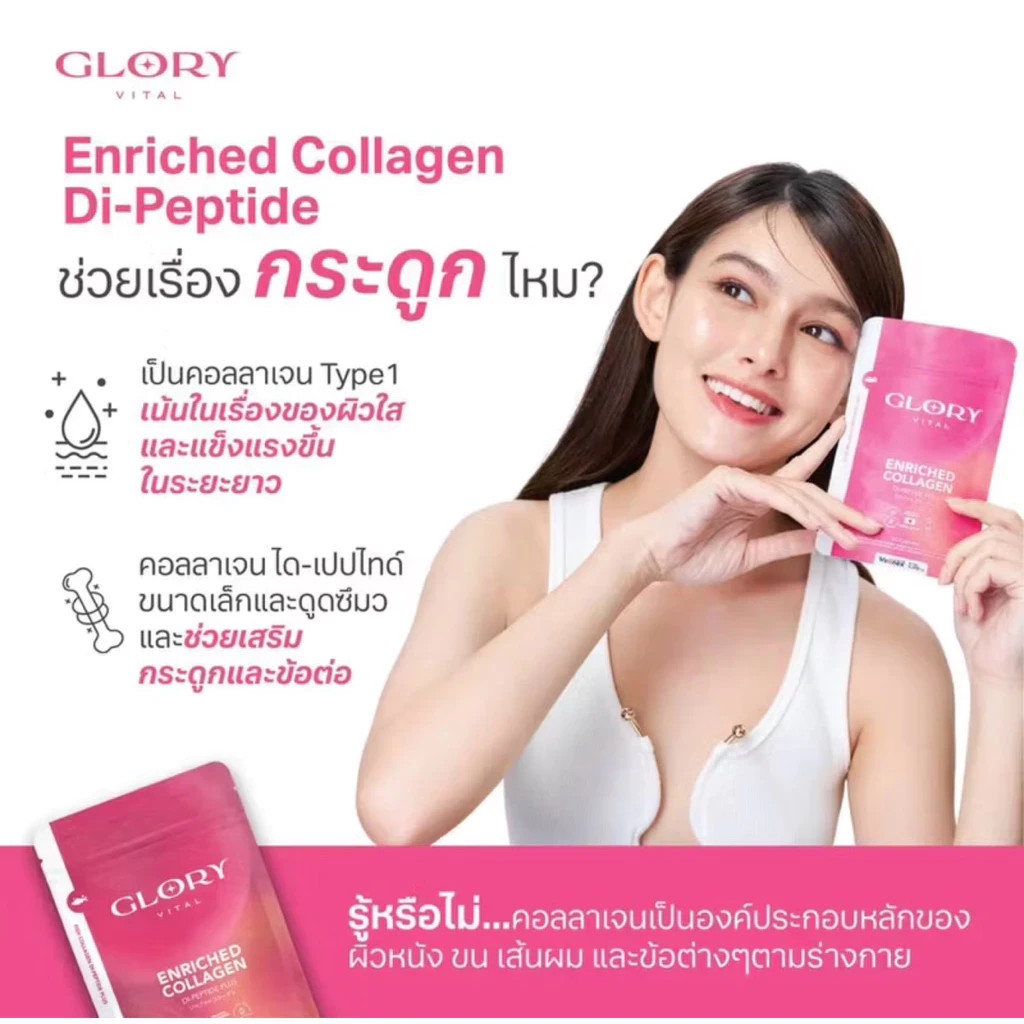 2X Glory Collagen di peptide & 2X Tomato Vit C.