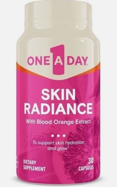 One a Day SKIN RADIANCE Hydration & Glow, 30 Capsules, EXP 05/2026