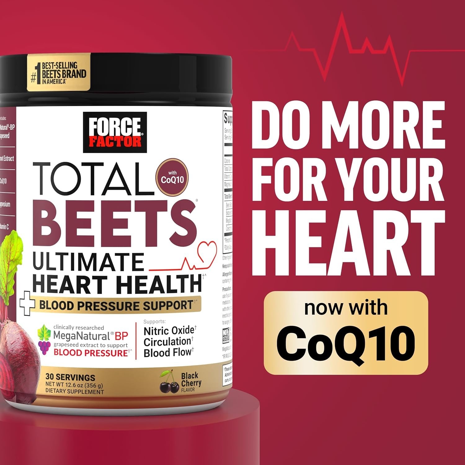 30 Servings of Total Beets Drink Mix – Natural Support for Energy & Circulation