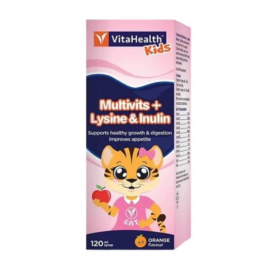 Vitahealth Kids Multivitamin Plus Lysin 120 ml Fast Shipping
