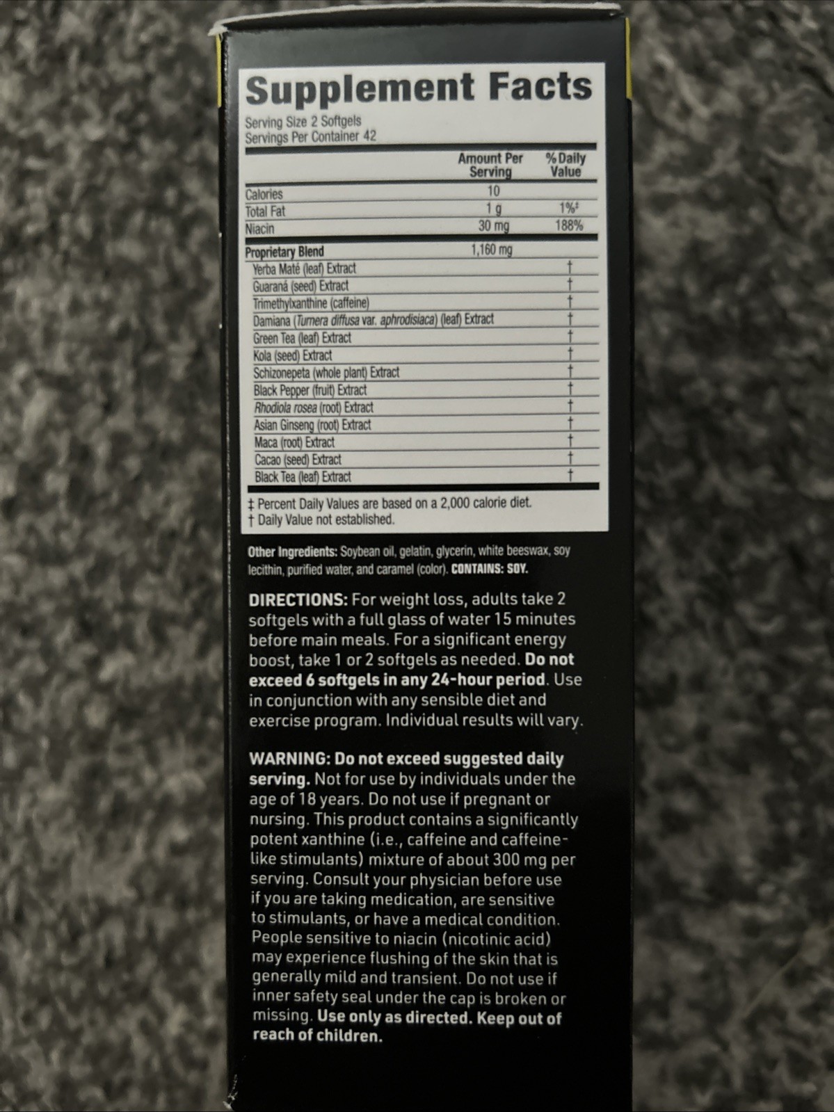 Zoller Laboratories Zantrex Black 84 softgels