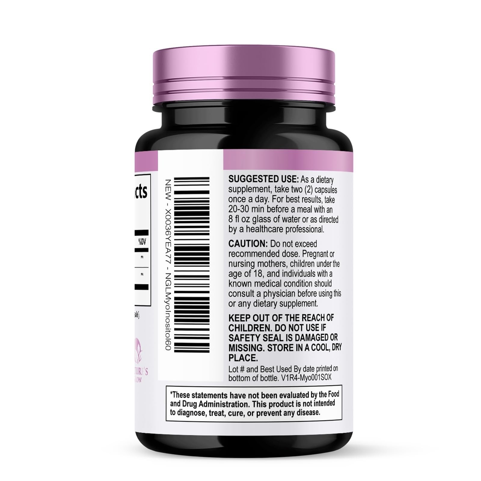 Myo-Inositol & D-Chiro Inositol 1025mg – Vegan Hormone Support Capsules