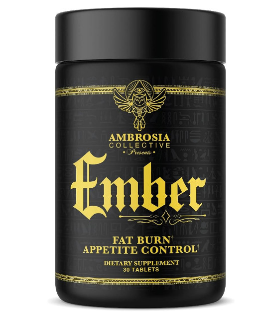 Ambrosia EMBER 30 Tabs Fat Burn Appetite Support Exp 09/26