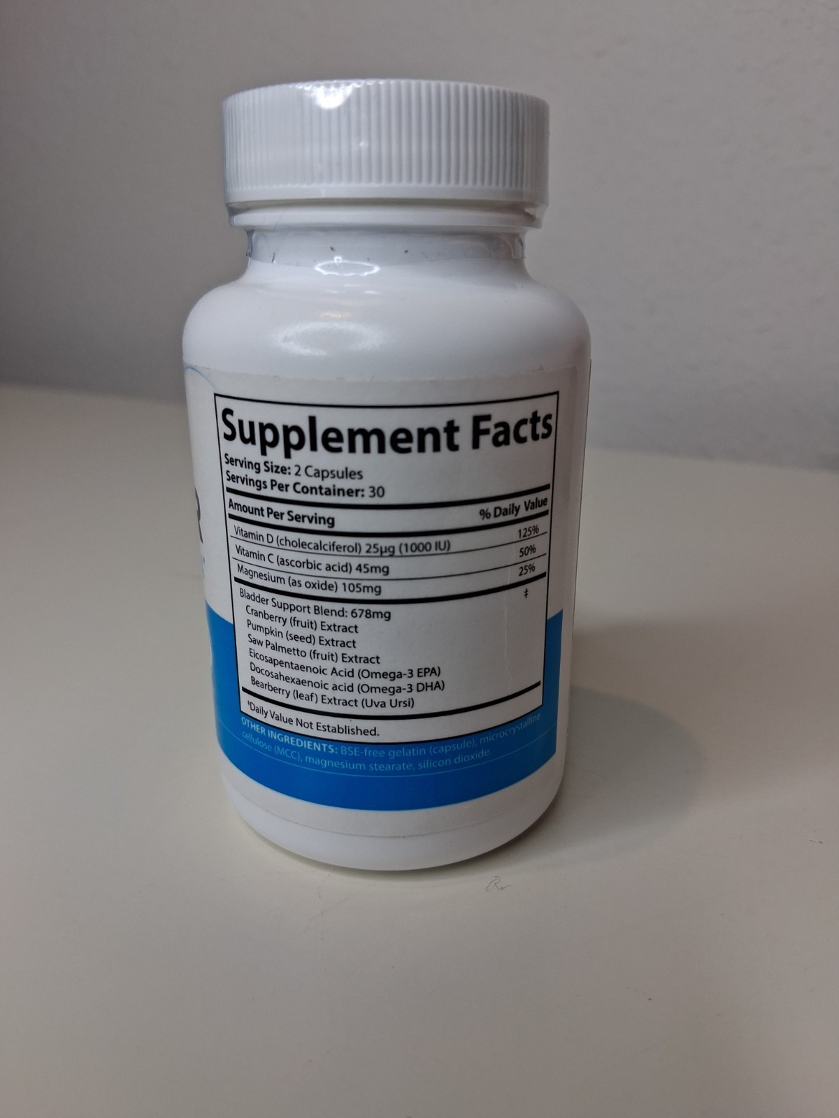 Osteoblend Bladder Support Formula 60 Capsules, New Sealed, Exp 9/2027