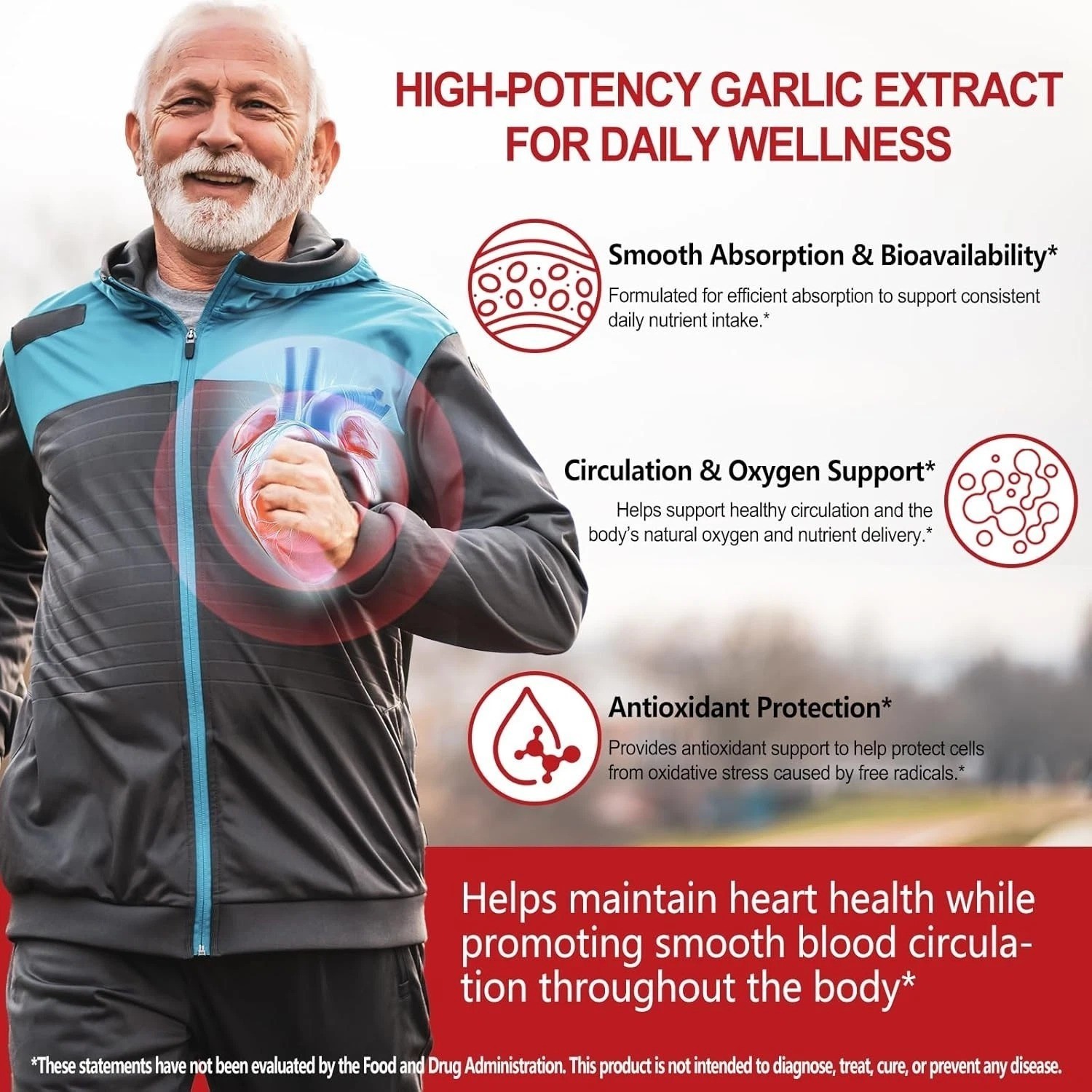 Aged Garlic Extract 7500mg – Advanced Heart & Immune Support! ✨🧄