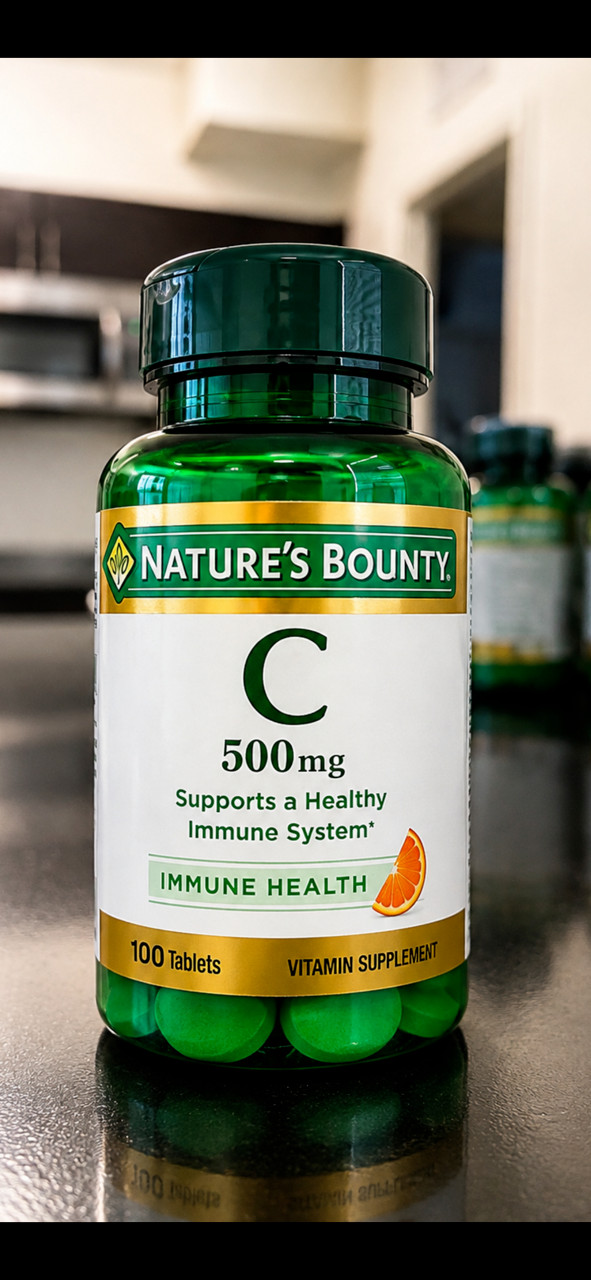 Nature’s Bounty Vitamin c 500mg ,100 tablets Immune Support Exp 01/2030