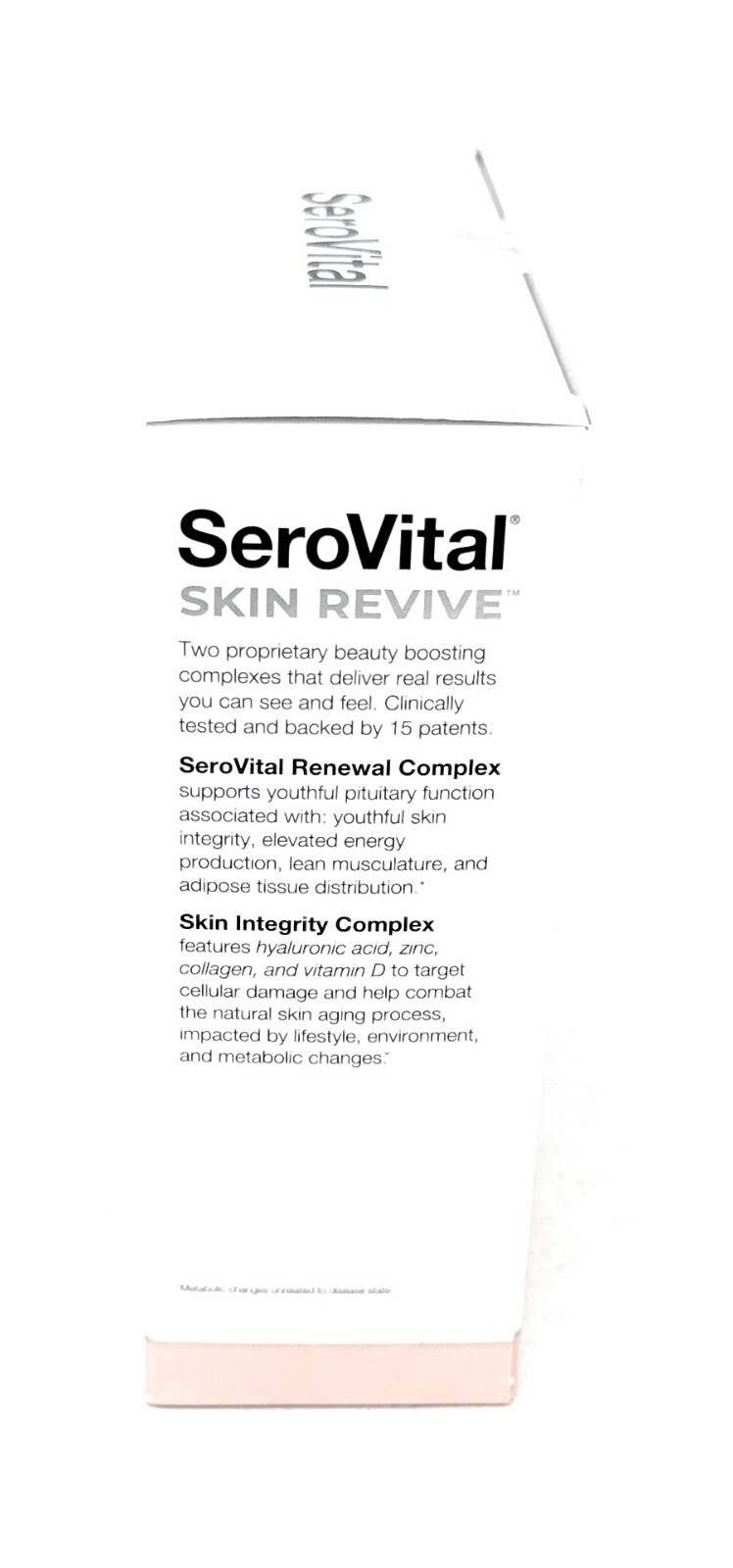 Serovital 180 Count, 45Day, Boost HGH, Increase Muscle, Lose Weight Exp: 09/2026