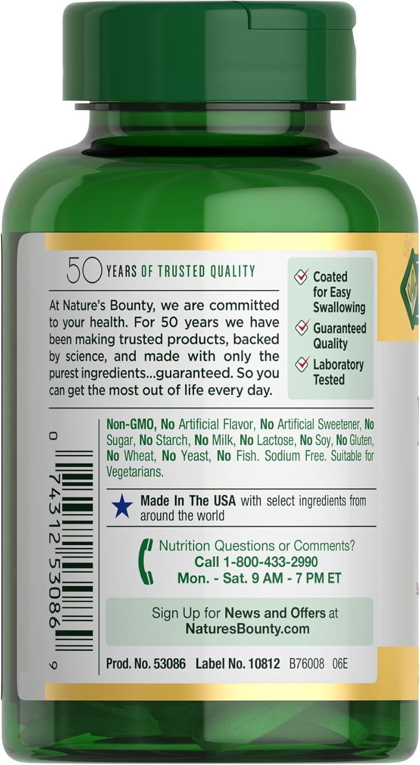 Nature’s Bounty Magnesium Supplements 500 Mg 200 Count (Pack of 1)