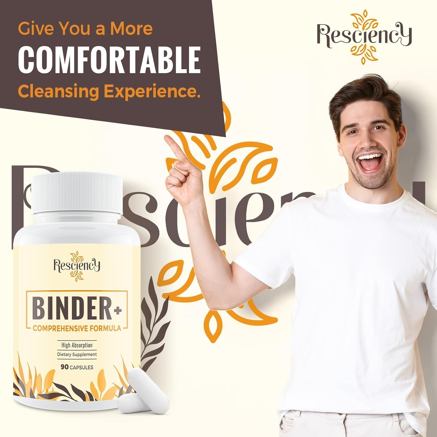 Resciency 1500 MG Detox Binder Supplement – Activated Charcoal Zeolite Benton…
