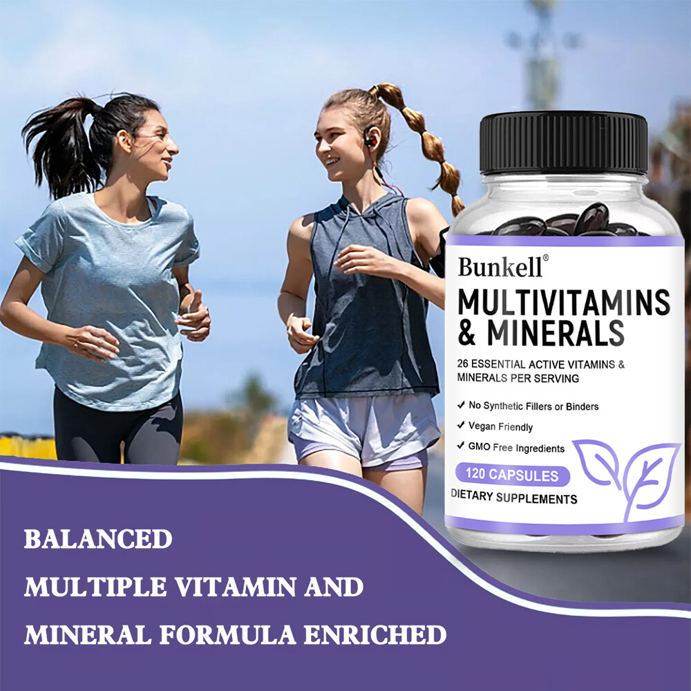 Multiple vitamins and minerals -26 essential vitamins -120 capsules