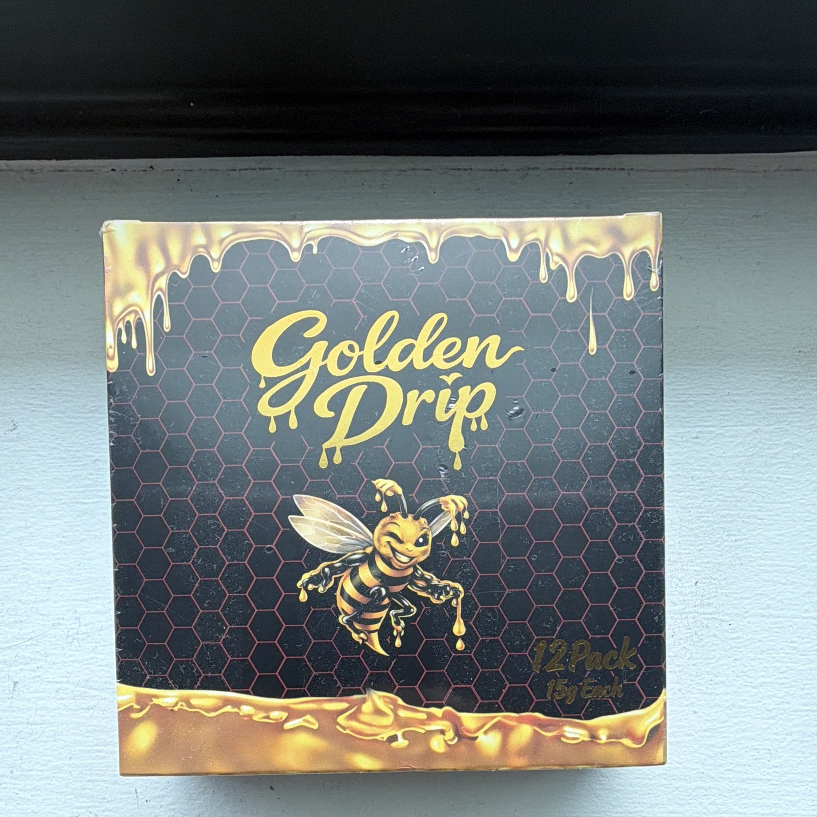 Golden Drip Honey Flavor Vitamin Sachets 12 Pack 15g w/ Ginseng & Black Ginger