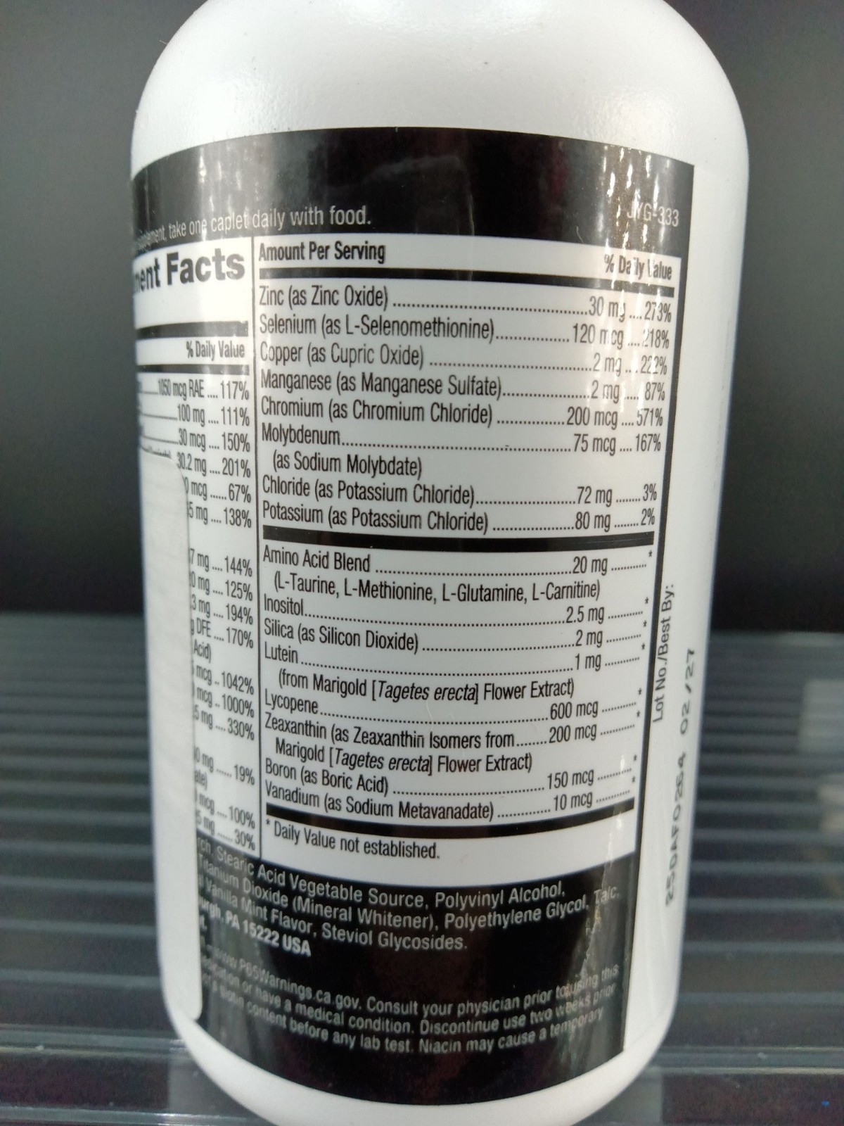 GNC Mega Men Essentials One Daily Multivitamin 60 Caplets