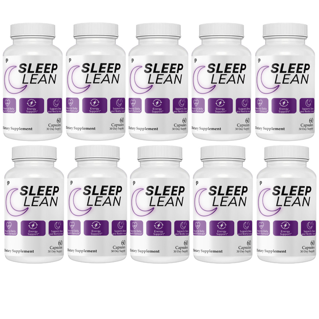 Sleep Lean – Deep & Restful Sleep Support, Overall Health Support – 10 Bottles