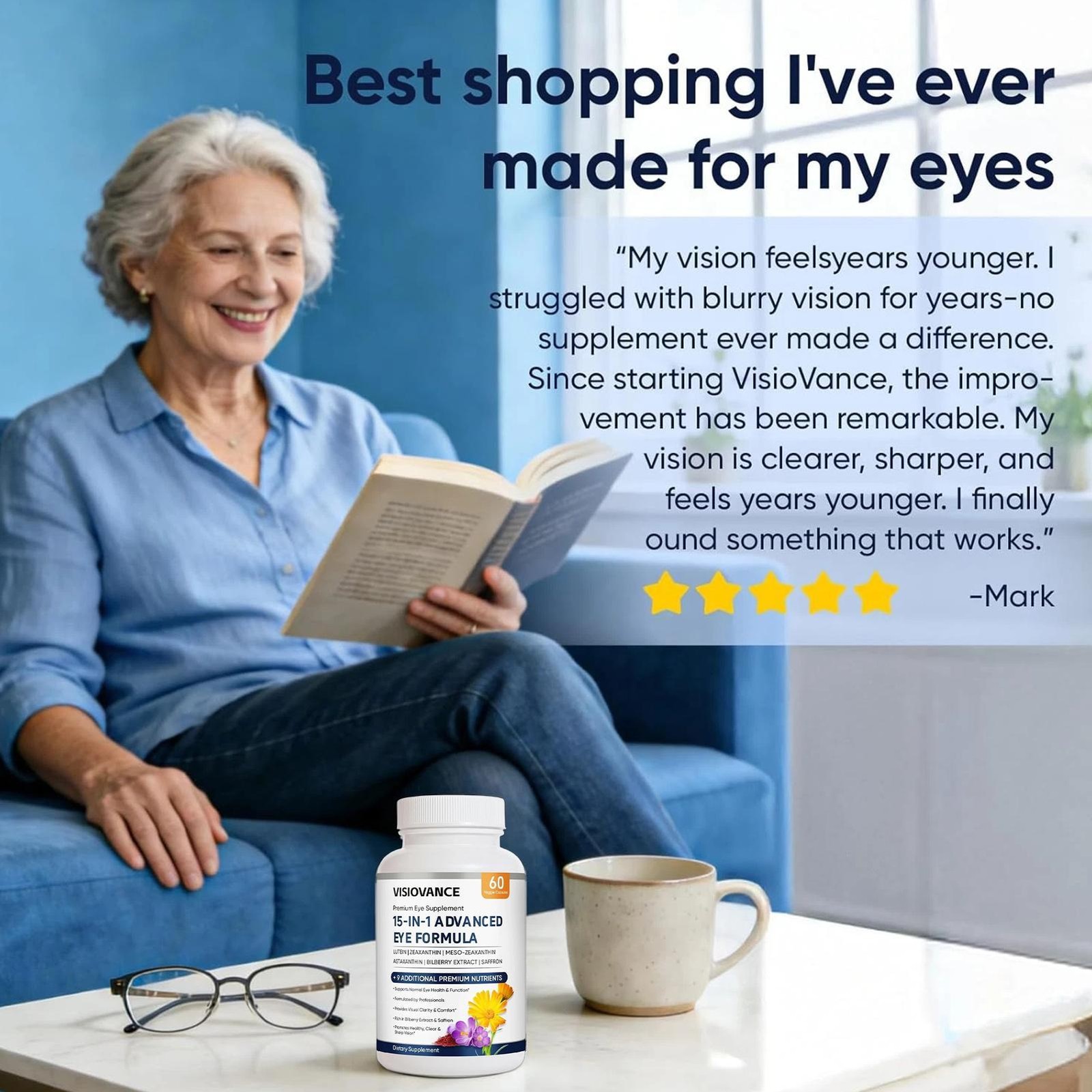 1~3 PACKS VisioVance 15 in 1 Improved Eye Formula – Neurobella Eye Formula