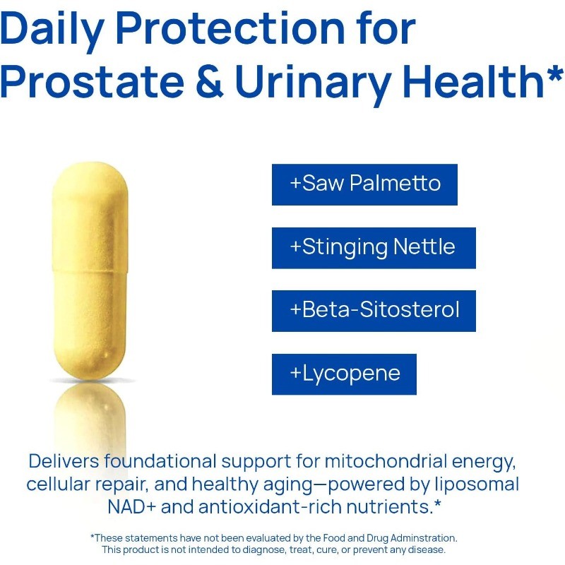 60 Count Selerb Men’s Prostate Health Supplement with Resveratrol CoQ10
