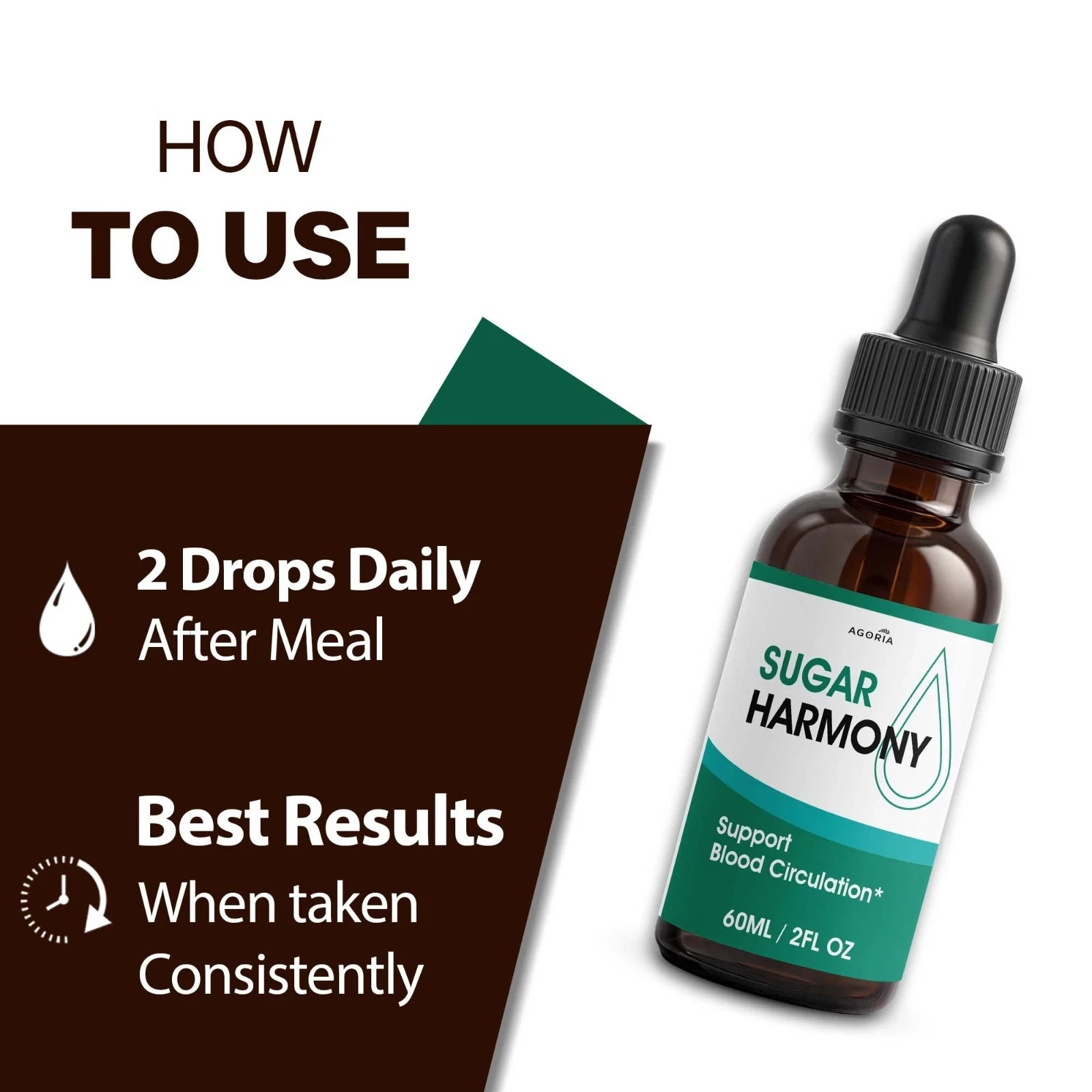 (5 Pack) Sugar Harmony Drops, SugarHarmony Maximum Strength Blood Support