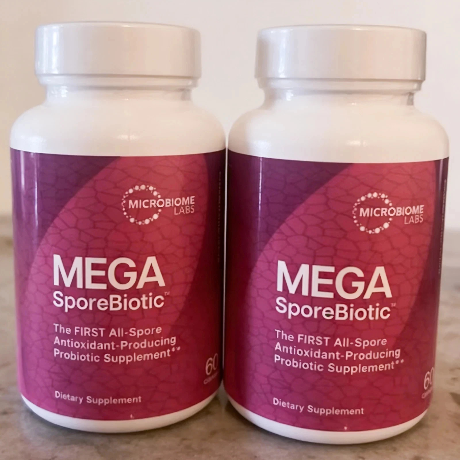 2-Pack Mega SporeBiotic Probiotic | High Potency for Microbiome Health brand new