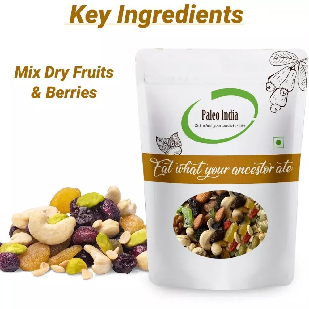 Paleo India Mix Dry Fruits & Berries (200g)