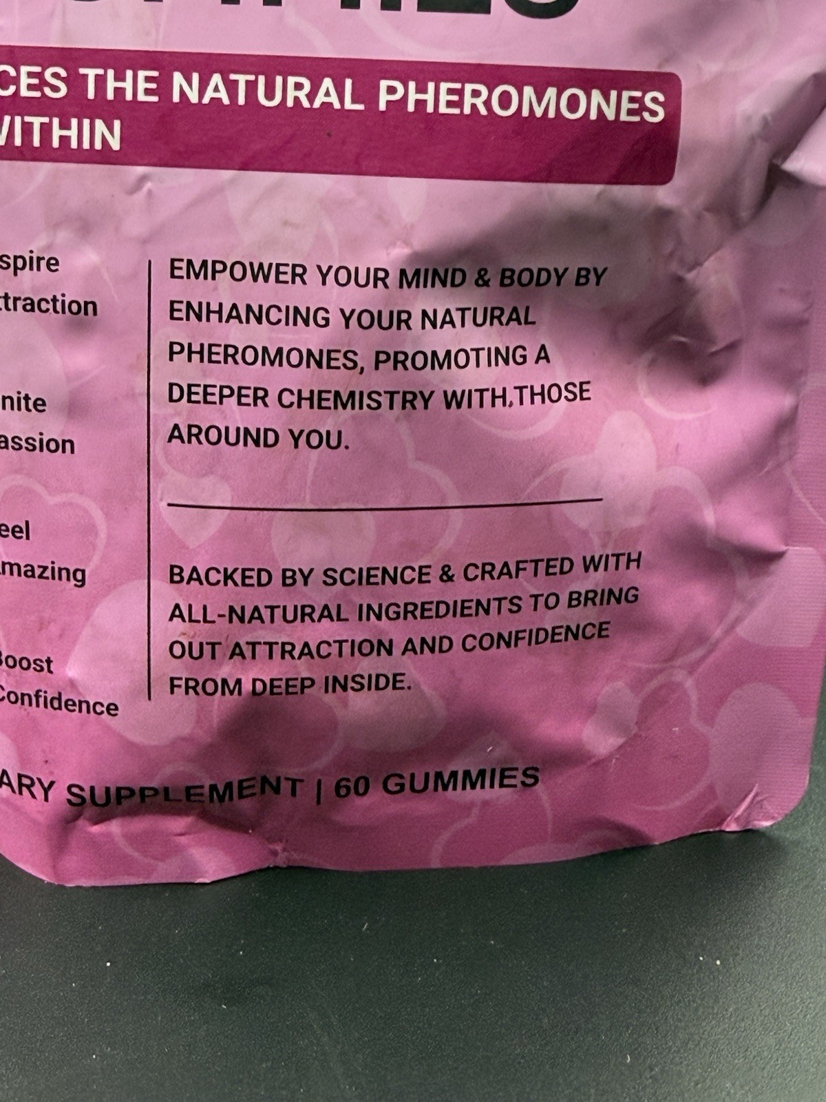 Pheromone Gummies | 60 Count Gummies | Non-GMO | Natural Formulation+++