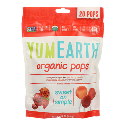 Organic Pops Assorted 4.2 Oz by Yum Earth