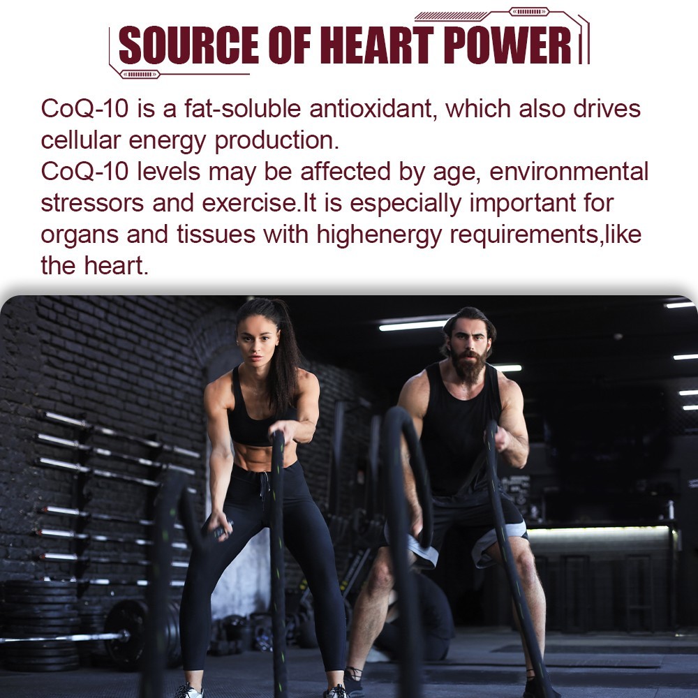High Absorption CoQ10 Supplement , Maintain Healthy Blood Pressure，240 capsules