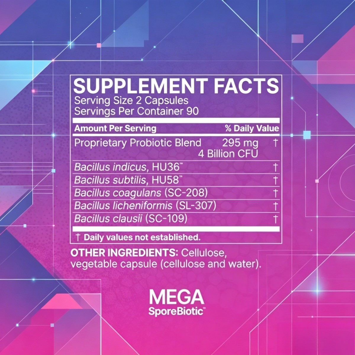 NEW！Mega Sporebiotic 60 Capsules Microbiome Labs, probiotic supplement – 3 PACK