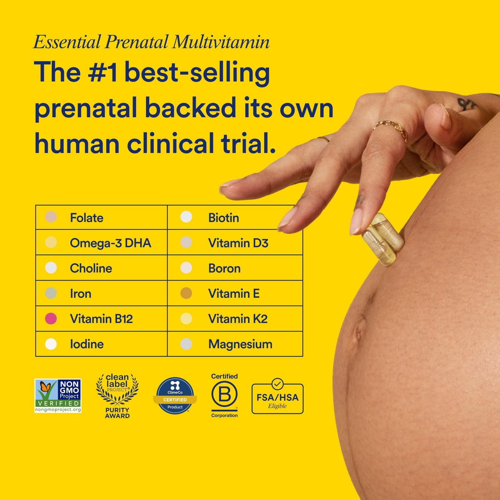 Ritual Women’s Prenatal Multivitamins – 60 Capsules – 30 60 Count (Pack of 1)