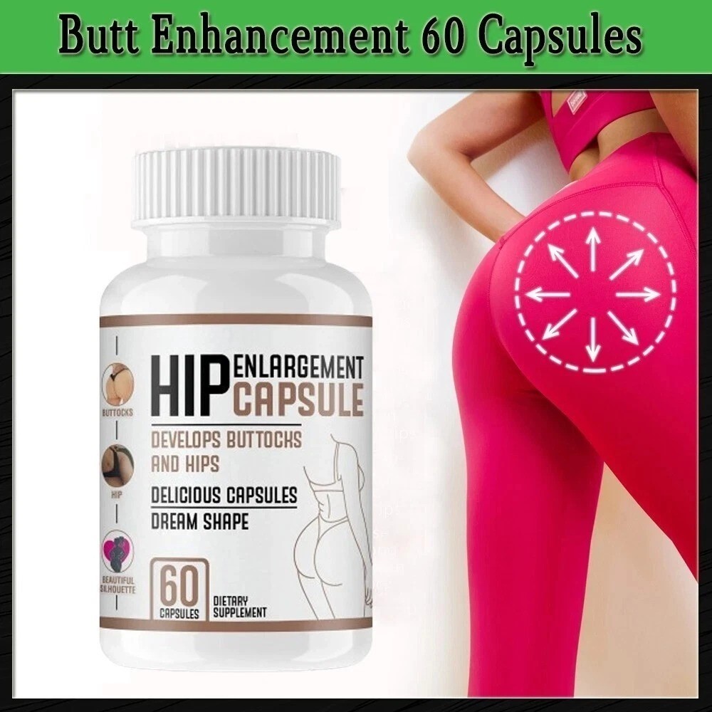 Thick Butt Thighs Hips Weight Gain – 60 Capsules for woman Curves & Body Shaping
