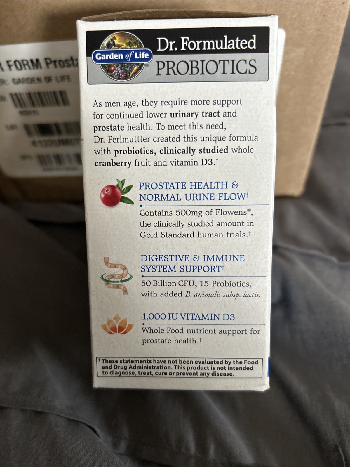 6 Garden of Life Dr. Formulated Probiotics Prostate + 50 BILLION. 300 Caps 4/26