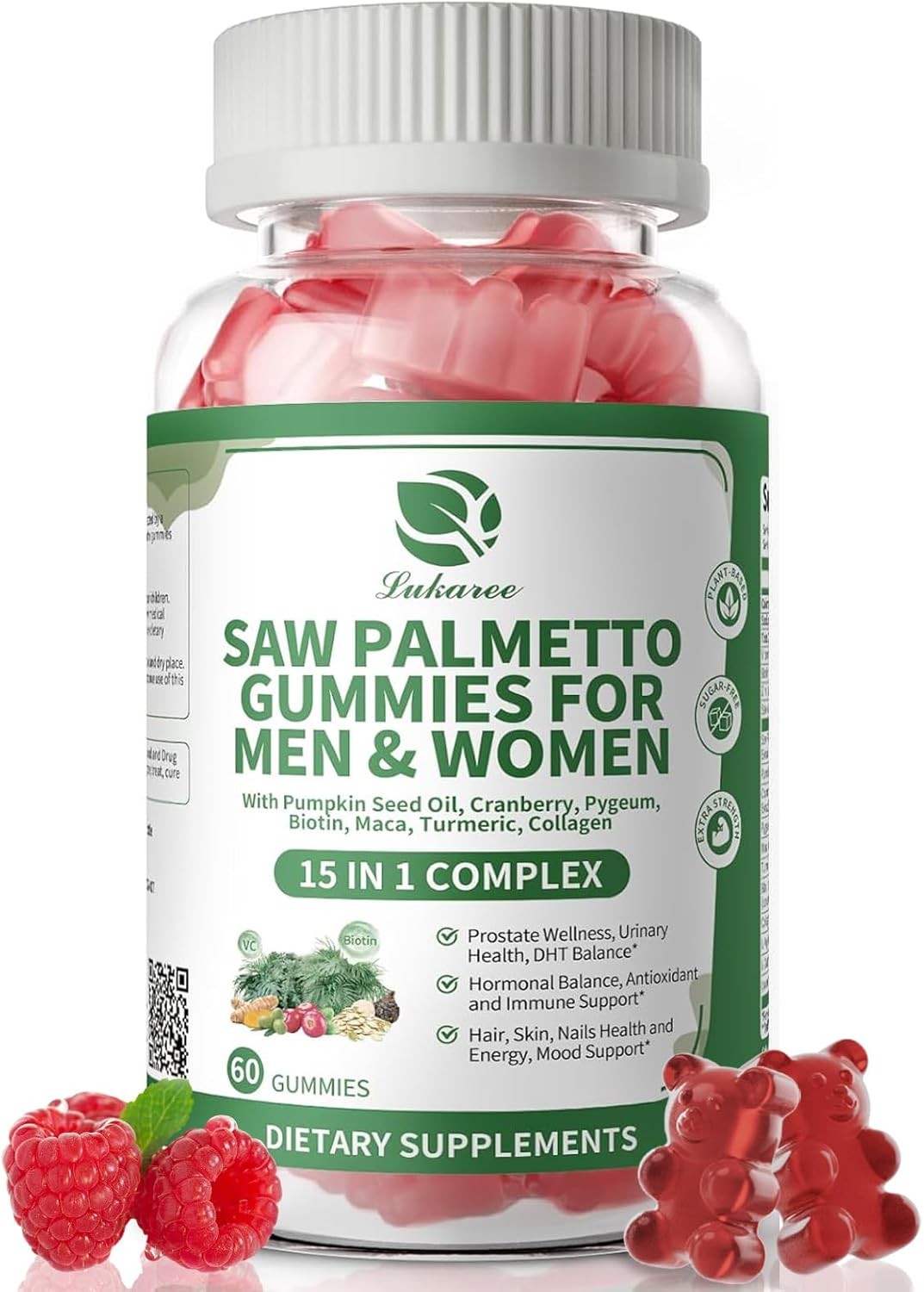 Saw Palmetto Gummies – Premium Prostate Health Support Supplement for Men