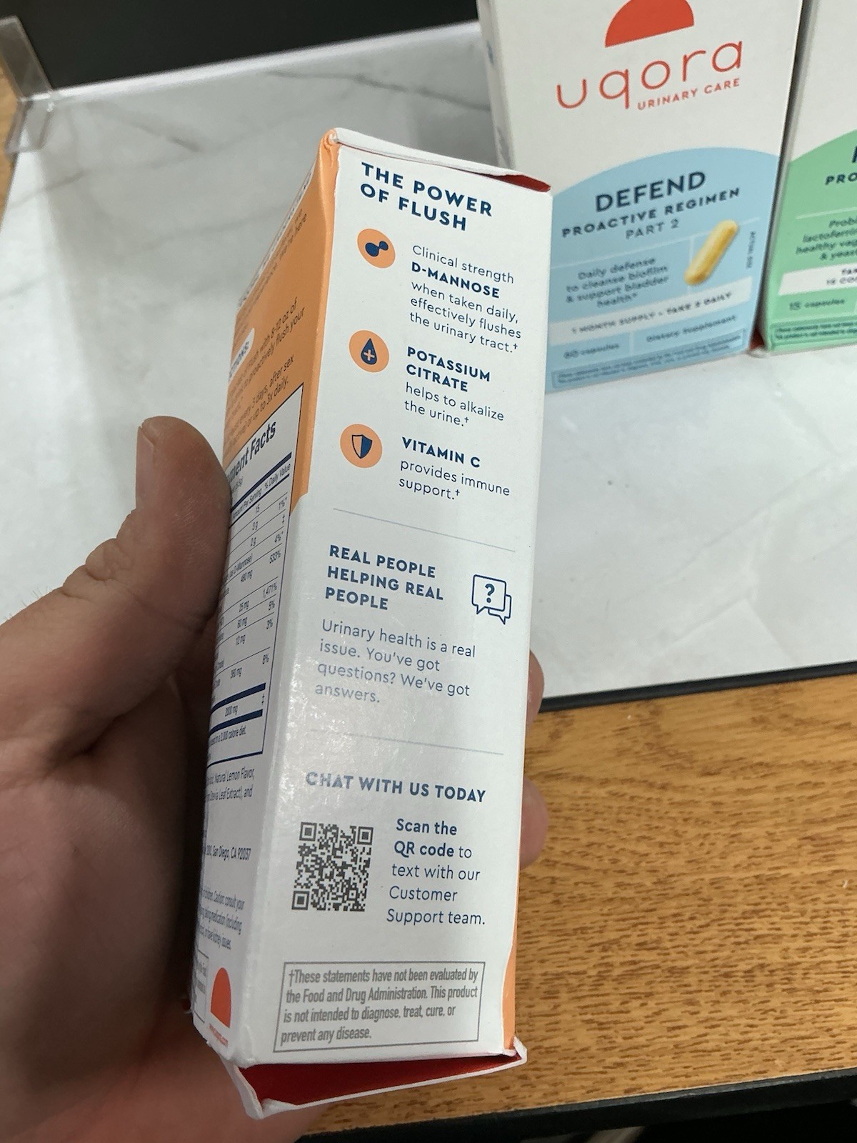 UQORA URINARY CARE COMPLETE 3 PART FLUSH, DEFEND & PROMOTE