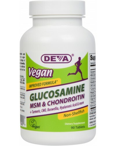 DEVA VEGAN GLUCOSAMINE-MSM-CHONDROITIN PLUS 90 Tablets