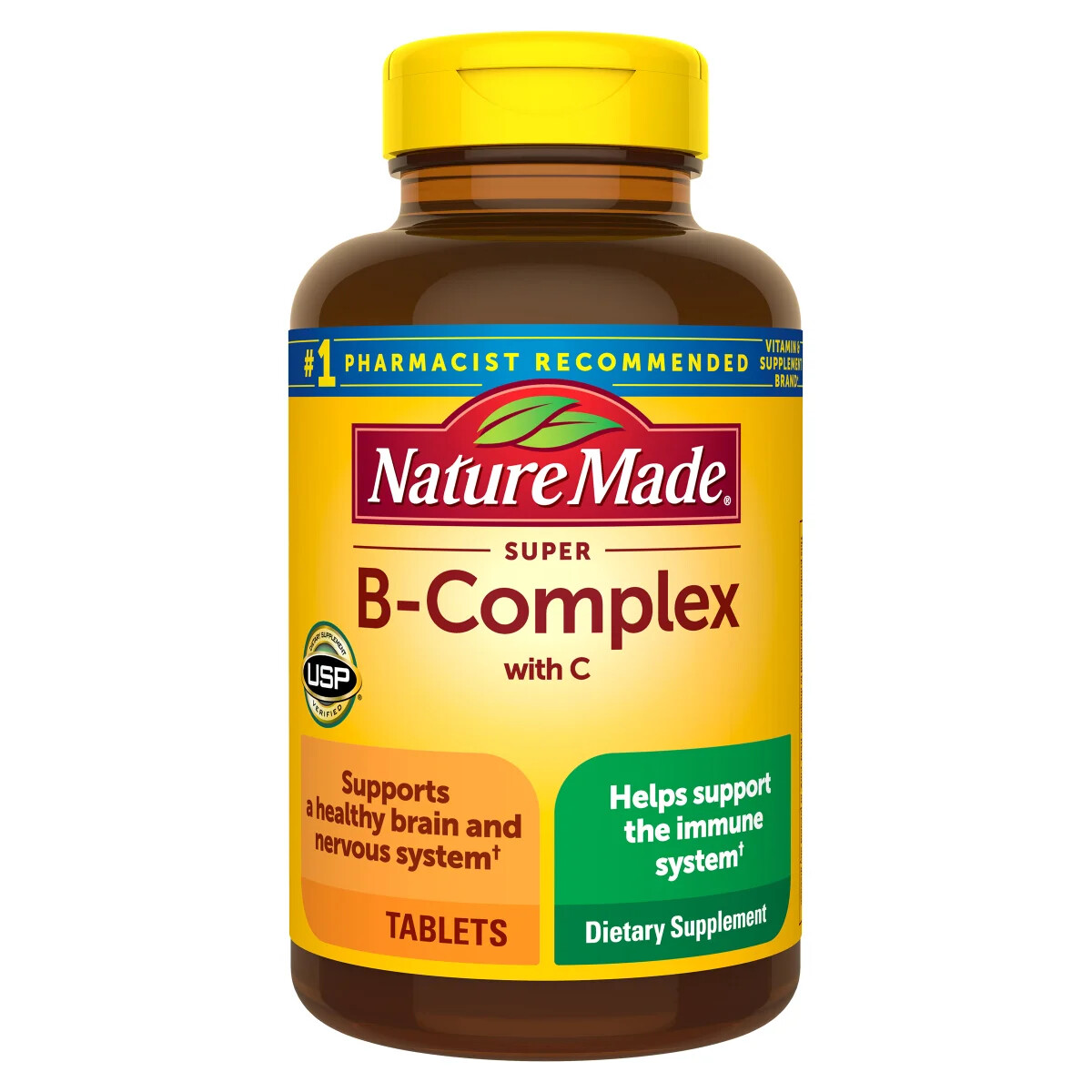 Nature Made Super B-Complex with Vitamin C & Folic Acid, 460 tablets