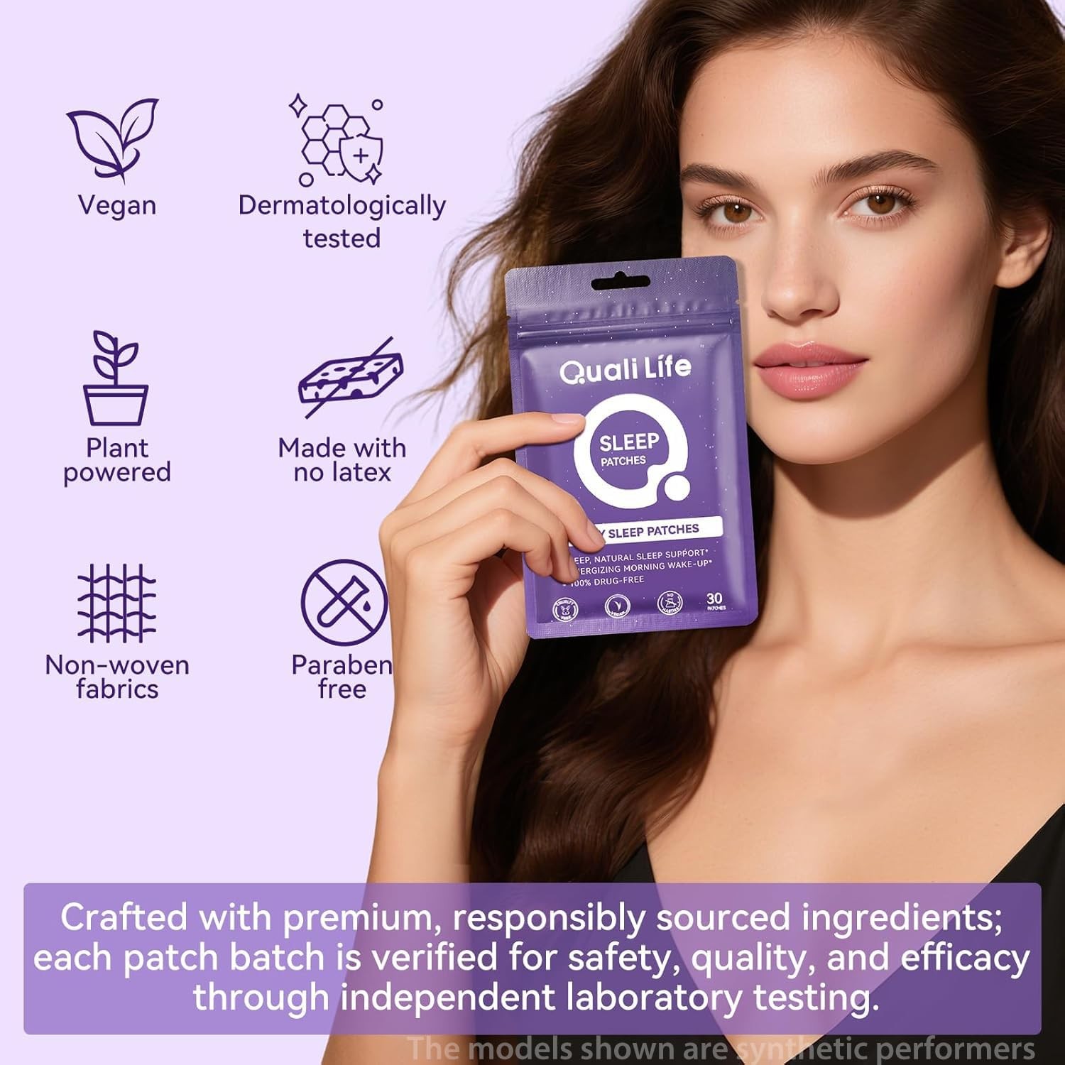 Sleep Patches for Adults Extra Strength, Long-Lasting Night with Natural 30Patch